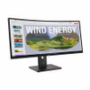 Lenovo ThinkVision T34WD-40 34" Class UW-QHD Curved Screen LED Monitor - 21:9 - Eclipse Black