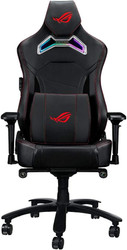 ASUS ROG Chariot RGB Gaming Chair Memory Foam Lumbar Support, 4D Adjustable Armrest, Reclining Backrest, Breathable Leatherette Material