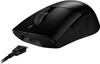 ASUS ROG Keris Wireless AimPoint Gaming Mouse, Tri-mode connectivity (2.4GHz RF, Bluetooth, Wired), 36000 DPI sensor, 5 programmable buttons, ROG SpeedNova, Replaceable switches, Black