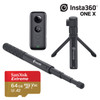 Insta360 ONE X 360 Degree Action Bundle: Camera + 3 Accessaries - 64GB