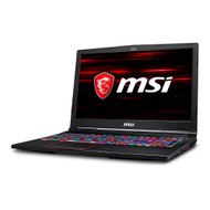 MSI GE63 Raider RGB-051 15.6" Gaming Laptop - Intel Core i7-8750H, RTX2080, 16GB DDR4, 512GB NVMe SSD + 1TB HDD, 144Hz 3ms, Win10, VR Ready 