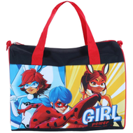 Miraculous Ladybug Duffel Bag Small Carry-On BunnyX Rena Rouge Girls Red Black