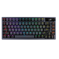 ASUS ROG Azoth 75 Wireless DIY Custom Gaming Keyboard, OLED Display, Gasket-Mount, Hot-Swappable Pre-lubed ROG NX Snow Switches & Keyboard Stabilizers