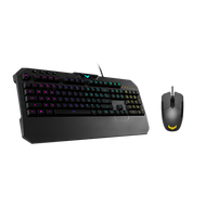 ASUS TUF Gaming Keyboard Mouse Combo | K1 RGB Keyboard, M3 Lightweight Mouse, Aura Sync RGB Lighting, Comfortable & Rugged Design