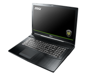 MSI Mobile Workstation  WE73 8SK-293 17.3" Professional Laptop - Xeon E-2176M 2.7 GHz, Win 10 Pro, 32 GB RAM, 512 GB SSD NVMe, Quadro P3200, 802.11ac, Bluetooth, aluminum black 